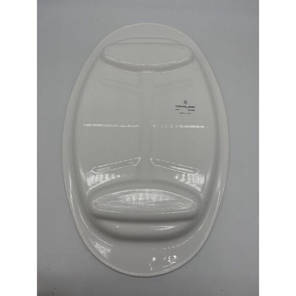 Vintage Corning Ware P-19 Blue Cornflower Platter - Picture 4 of 4